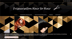 Desktop Screenshot of hairtohair.at